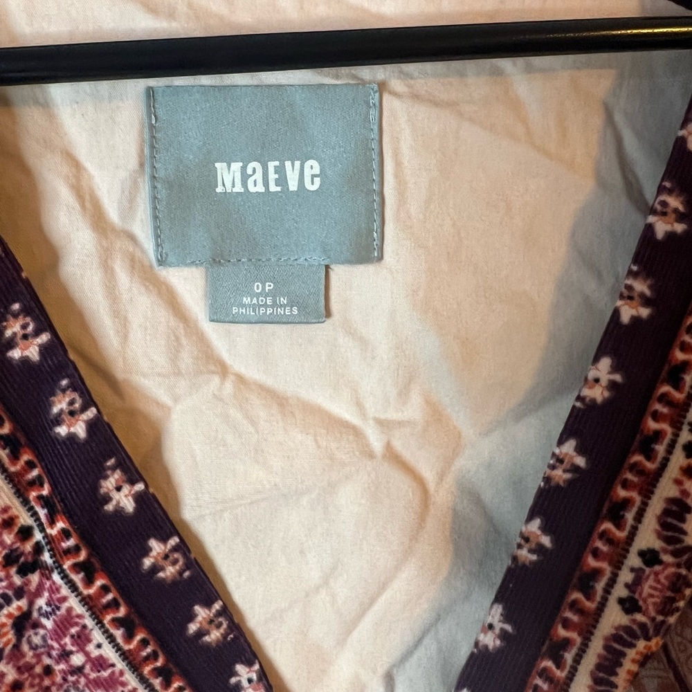Anthropologie Maeve Cour Royal Corduroy Dress Small - Picture 5 of 7